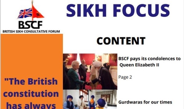 Sikh Focus October 2022 newsletter